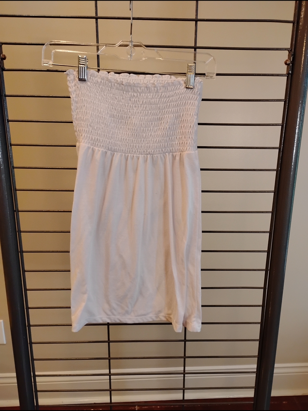 OP‎ White Smocked Tube Dress for Kids